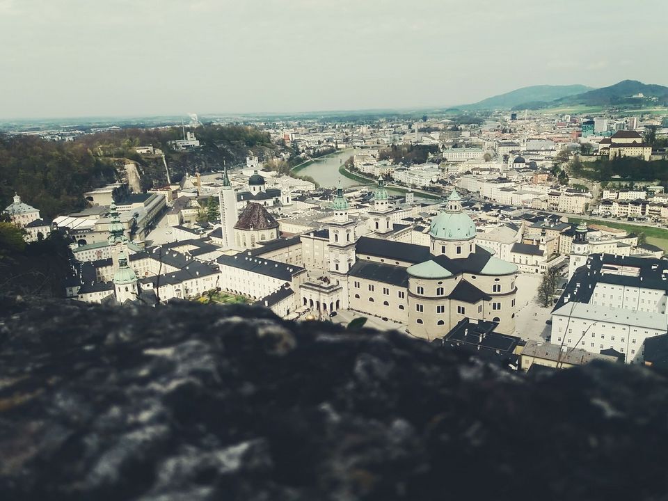 návšteva hradu v Salzburgu